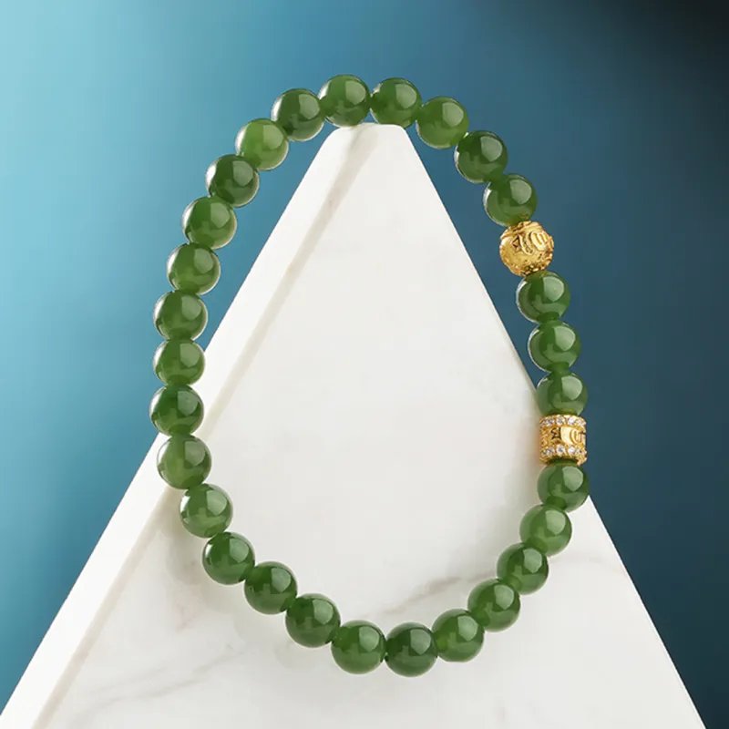 Seven Little Craftsmen Hetian Jade Bracelets Jasper Unisex-1