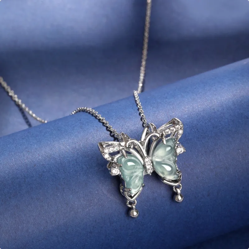 Seven Little Craftsmen Glutinous Jade Necklaces Unisex-2