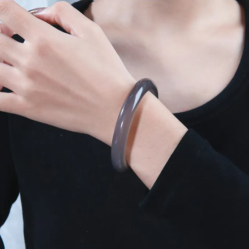 Seven Little Craftsmen Chalcedony Bangles Women's-3