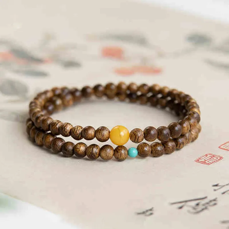 Seven Little Craftsmen Sandalwood Bracelets Unisex-1
