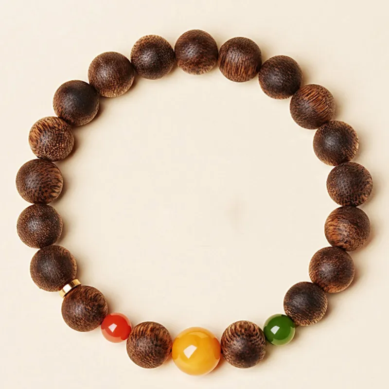 Seven Little Craftsmen Agarwood Bracelets Unisex-1
