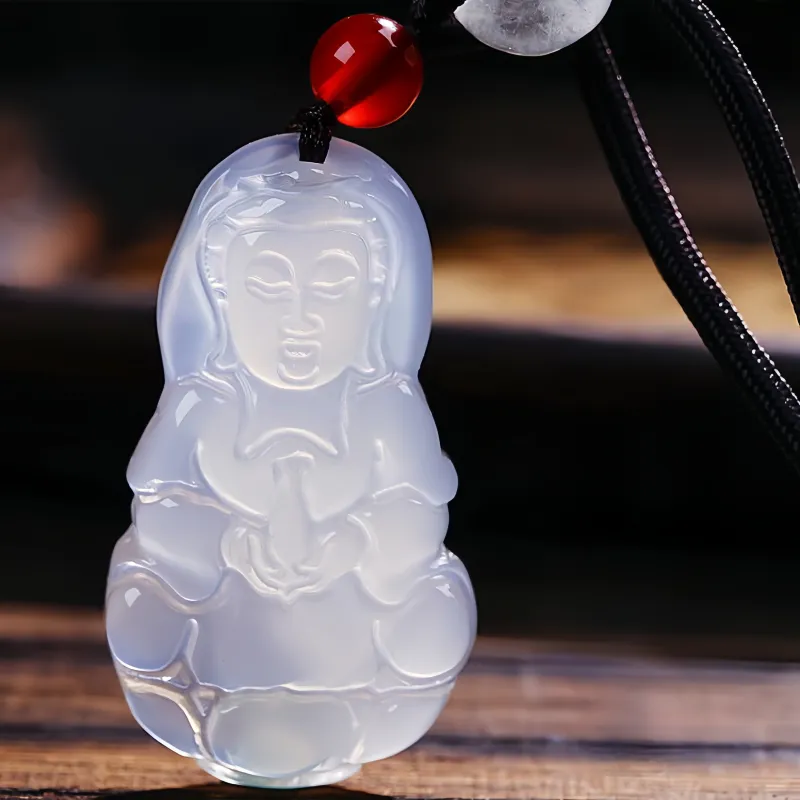 Seven Little Craftsmen Agate Jade Pendants Unisex-3