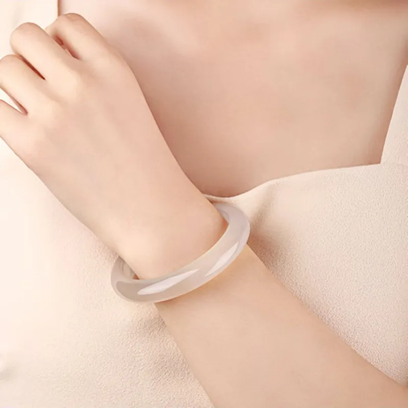 Seven Little Craftsmen Chalcedony Bangles Women's-2