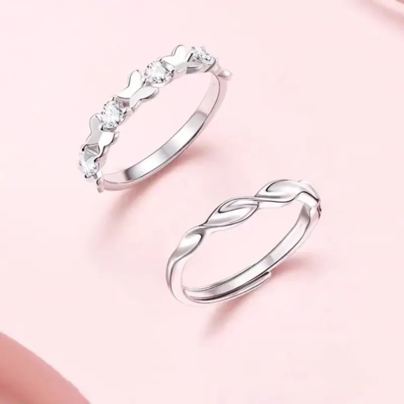 Seven Little Craftsmen 925 Sterling Silver Rings Unisex-1