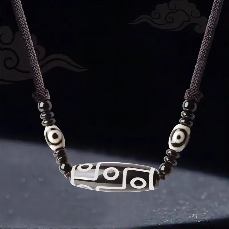 Seven Little Craftsmen Agate Jade Necklaces Unisex-3