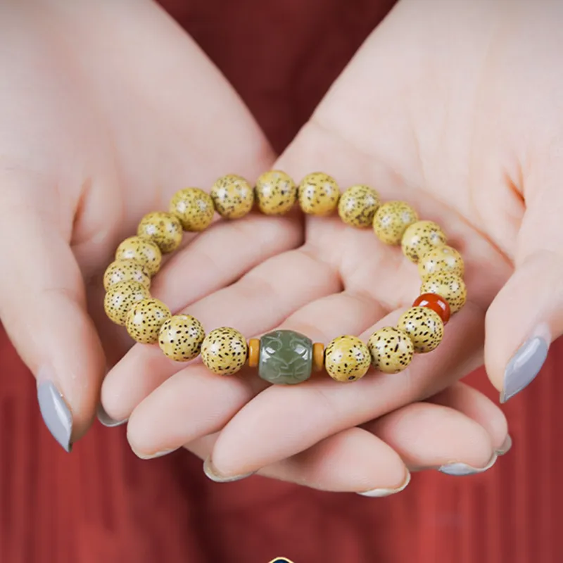 Seven Little Craftsmen Star Moon Bodhi Seeds Bracelets Unisex-1