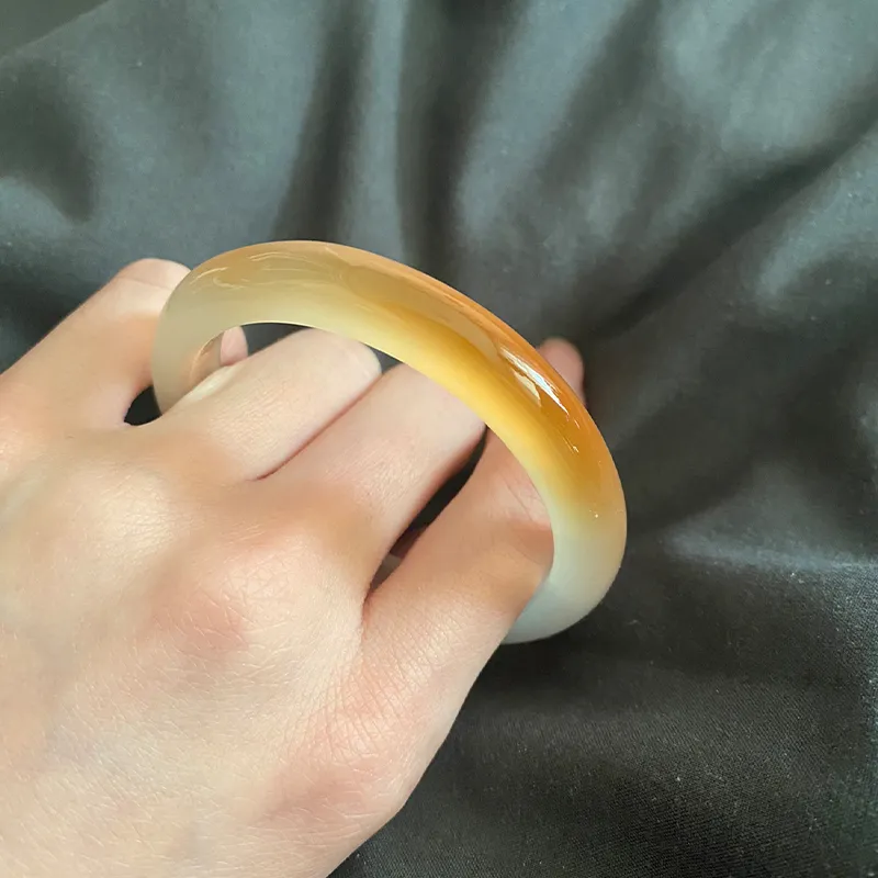Seven Little Craftsmen Chalcedony Bangles Women's-2