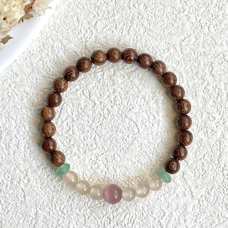 Seven Little Craftsmen Golden Sandalwood Bracelets Unisex-2
