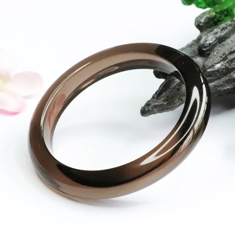 Seven Little Craftsmen Obsidian Bangles Women's-1