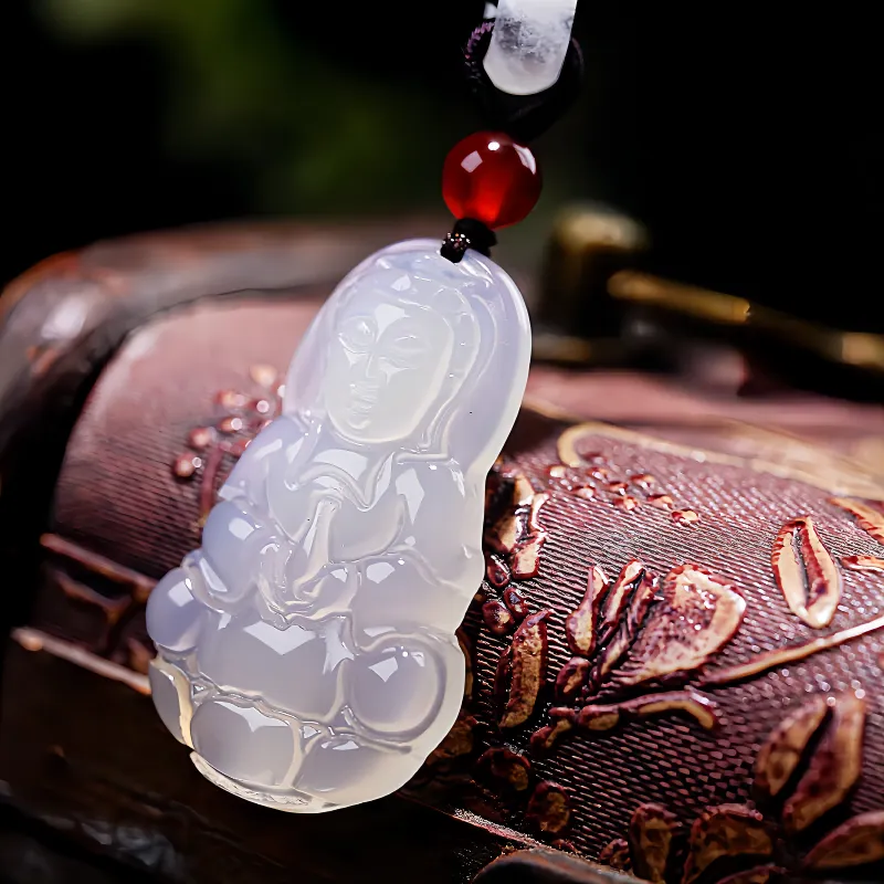 Seven Little Craftsmen Agate Jade Pendants Unisex-2