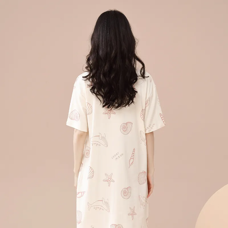 Aidai Nightgown Women's Apricot-3