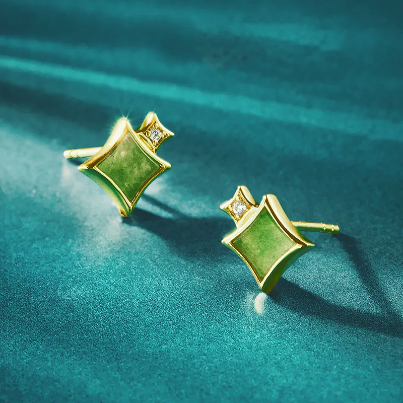 Lola Rose Natural Aventurine Stud Earrings Women's-1
