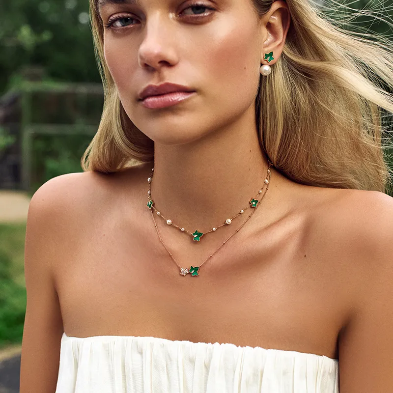 Lola Rose Natural Malachite Necklaces Women's-4