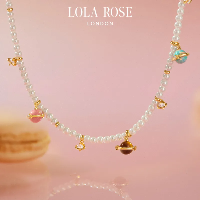 Lola Rose Copper Alloy Necklaces Women's White-1