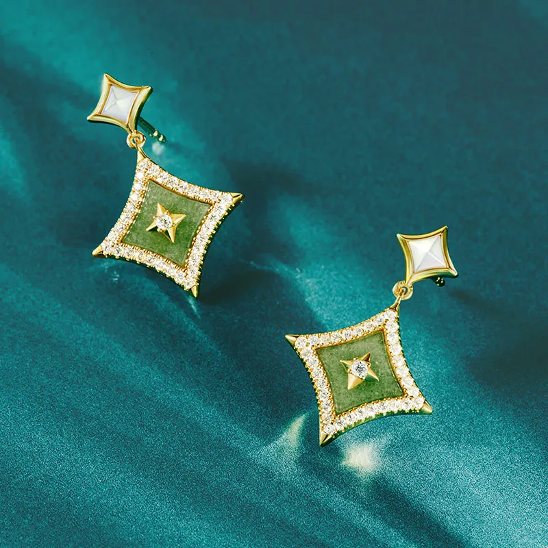 Lola Rose Natural Aventurine Stud Earrings Women's-1