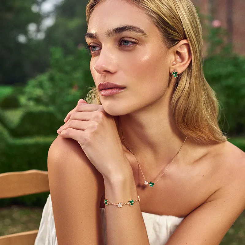 Lola Rose Natural Malachite Necklaces Women's-7