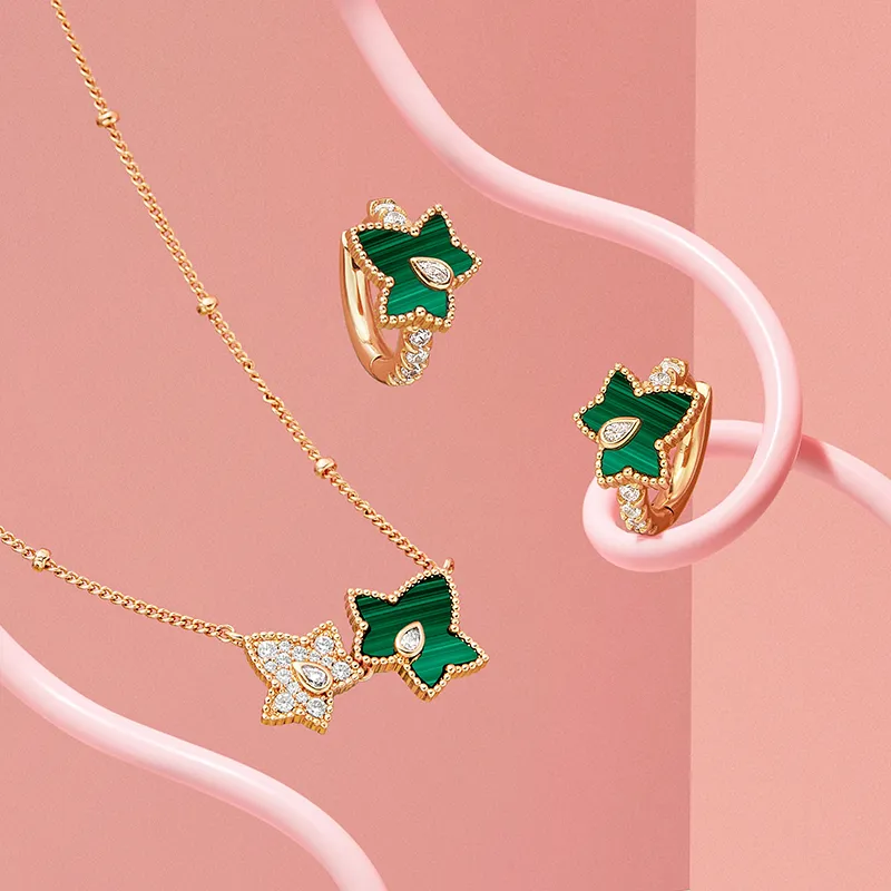 Lola Rose Natural Malachite Necklaces Women's-2