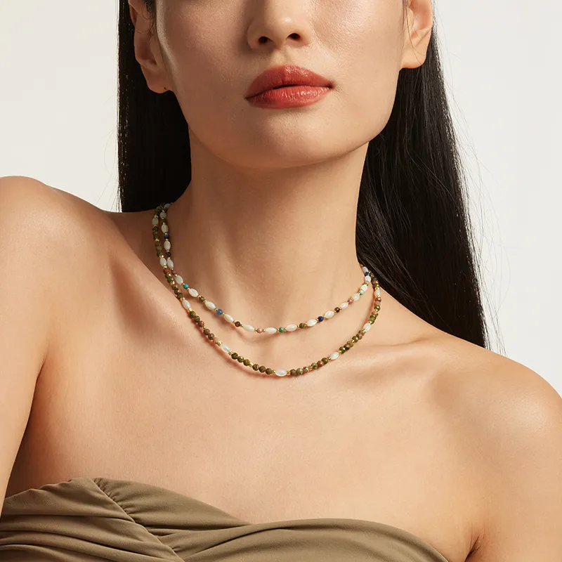 Lola Rose Natural Malachite Necklaces Women's-8