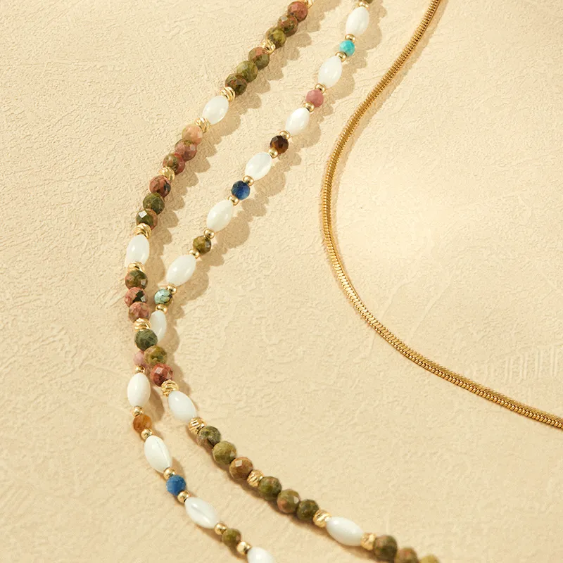 Lola Rose Natural Malachite Necklaces Women's-7