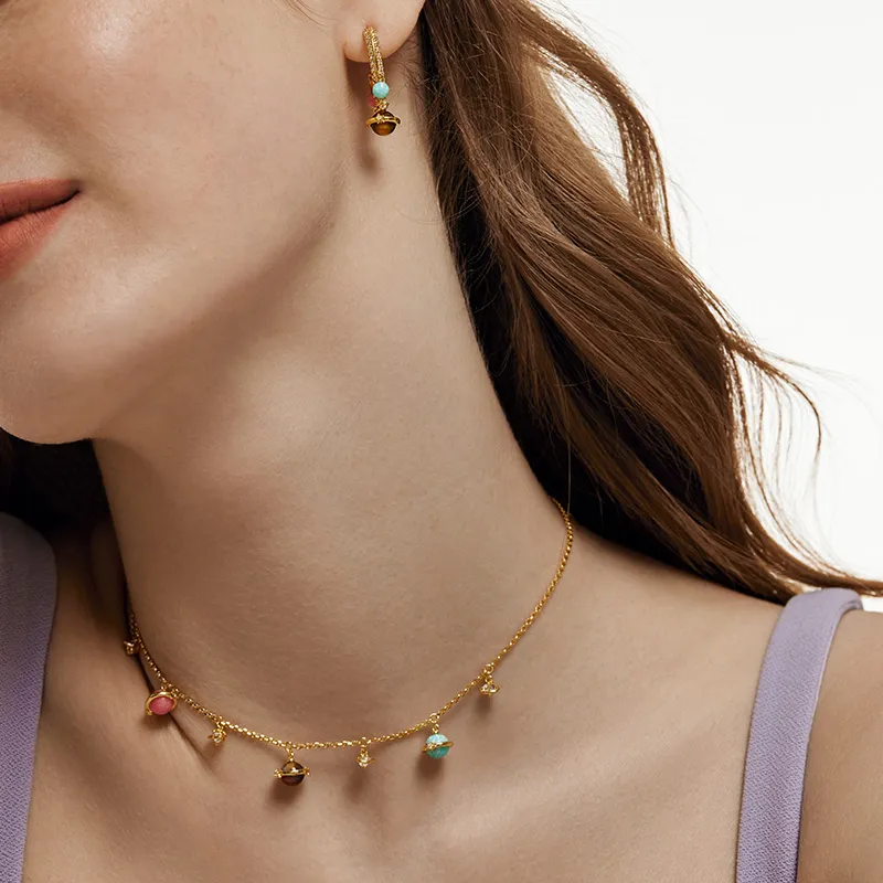 Lola Rose Natural Tiger's Eye Stone Necklaces Women's-1