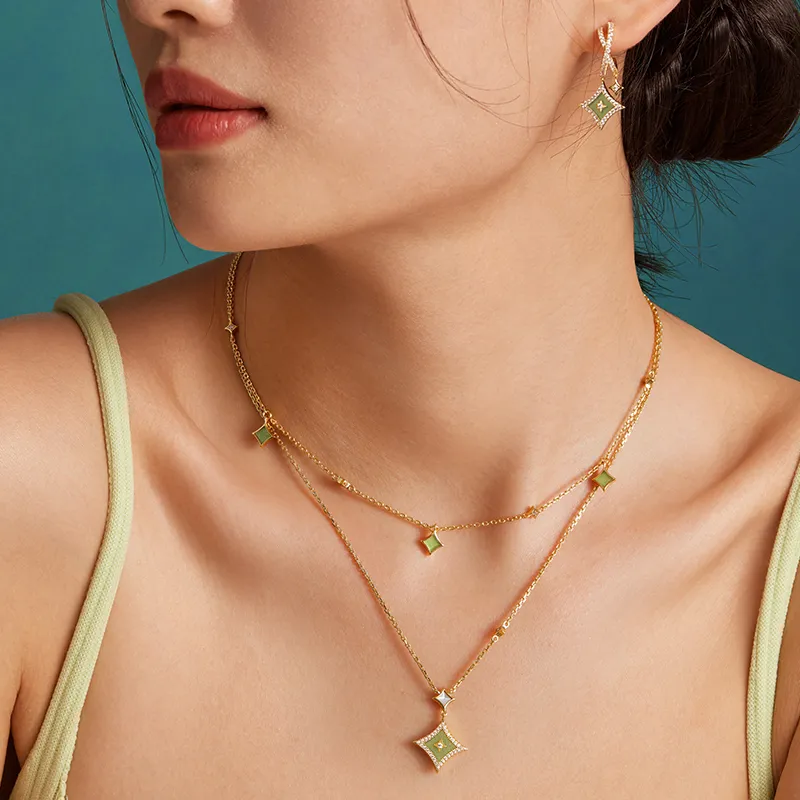 Lola Rose Natural Aventurine Necklaces Women's-2