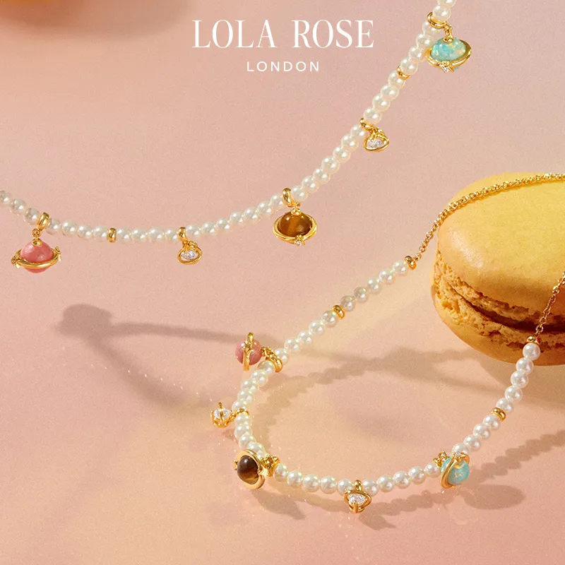 Lola Rose Copper Alloy Necklaces Women's White-2