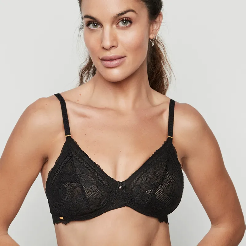 Selmark Underwear Set Women's Gift Box Set Black-2