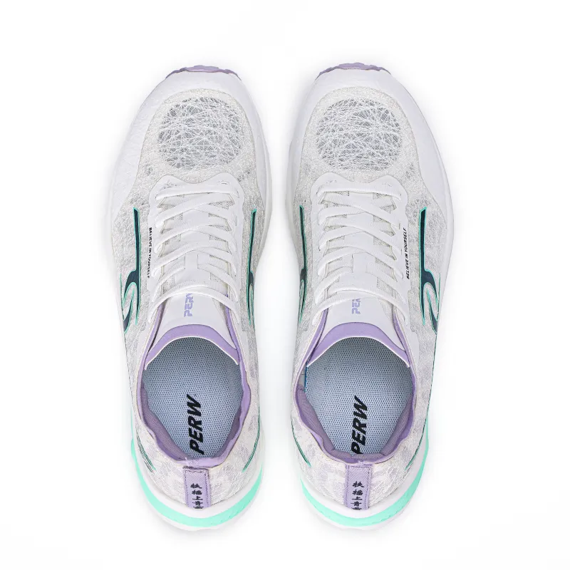 PERW Cushioning, Slip Resistant, And Abrasion Resistant Low Top Running Shoes Unisex Distant Mountain Green-3