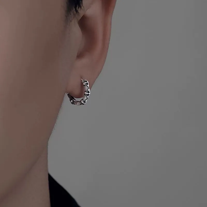 ATPLAY S925 Silver Earrings Unisex-1