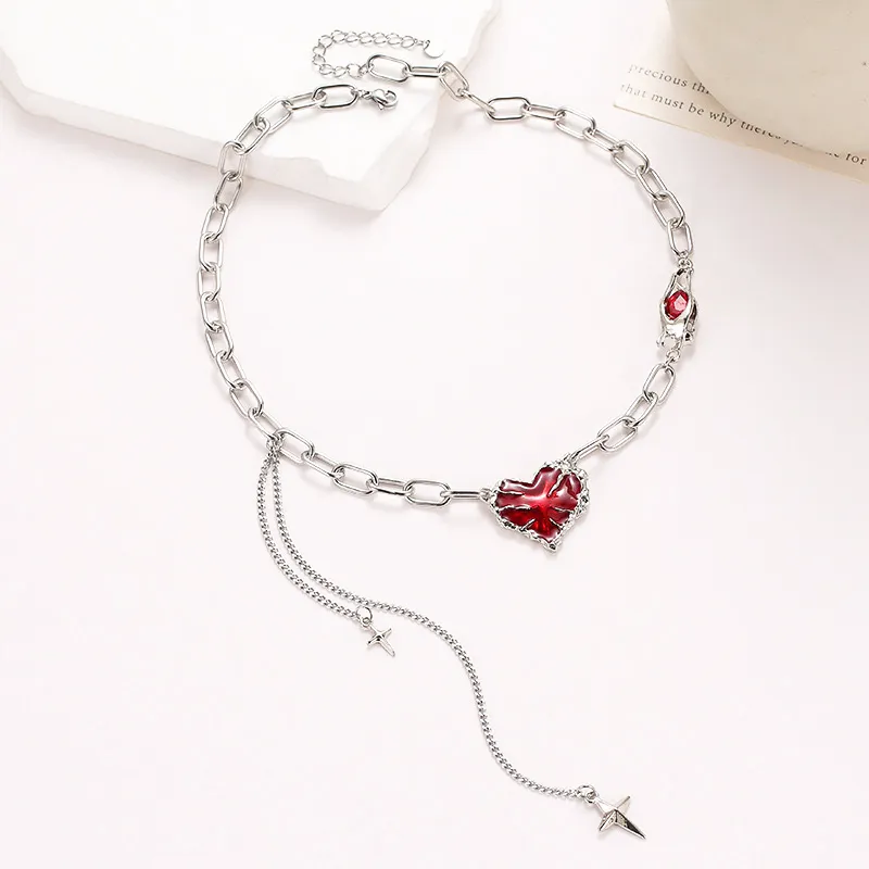 ATPLAY Titanium Steel Plexiglass Necklaces Women's-4