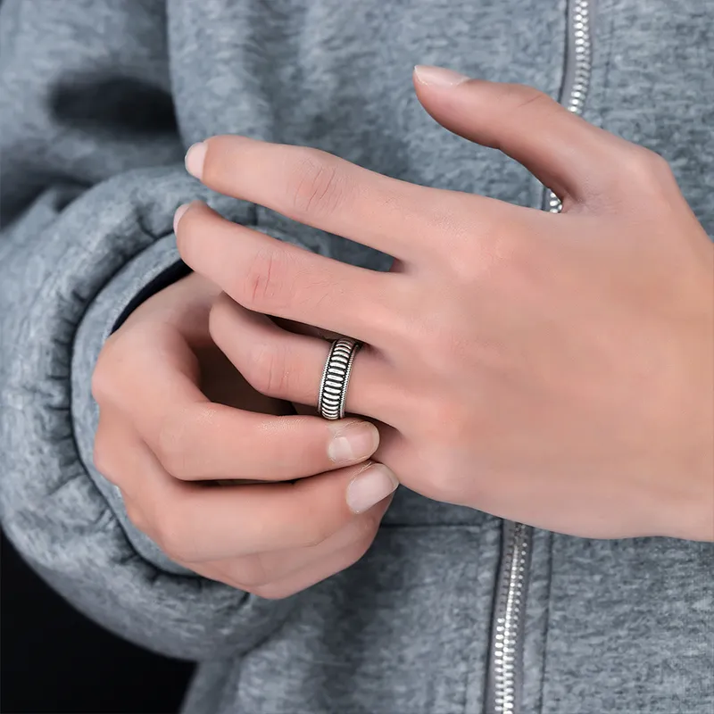 ATPLAY Silver Plated Copper Rings Unisex Silver-1