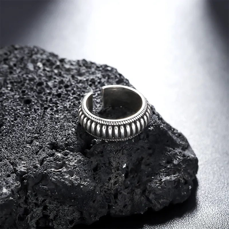 ATPLAY Silver Plated Copper Rings Unisex Silver-3