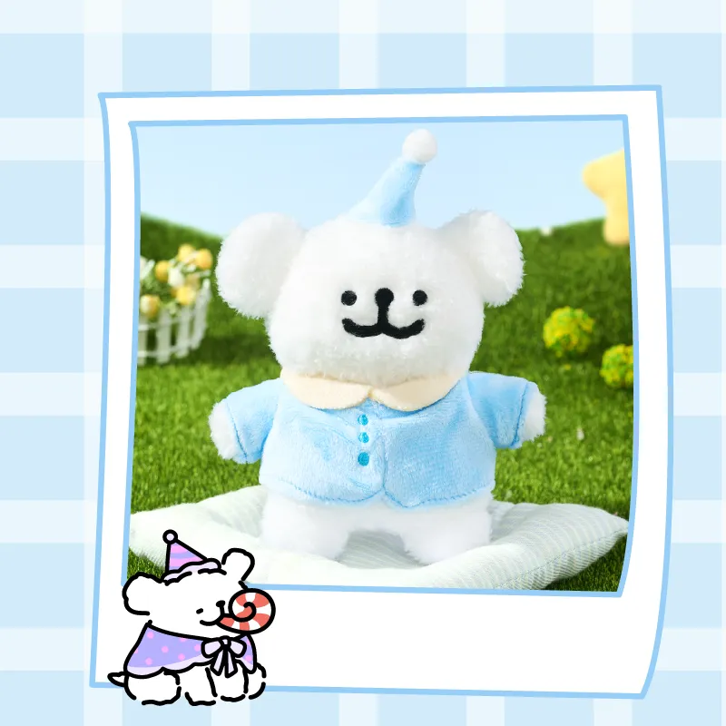 YANCANG x Line Puppies Cup+Plush Toy, Unisex-2