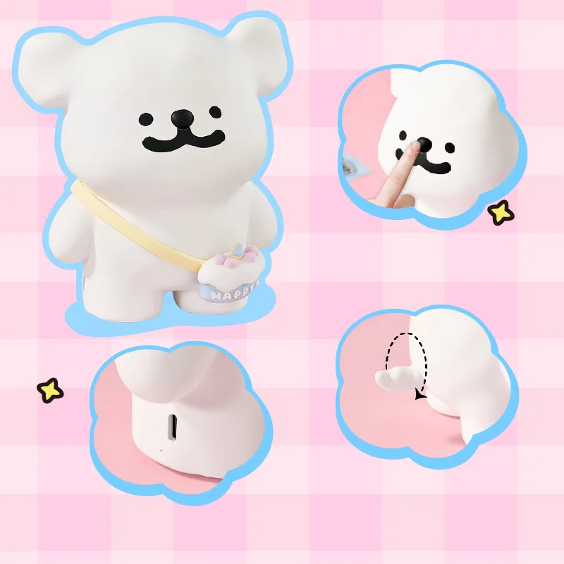 YANCANG x Line Puppies Speaker Creative Desktop Ornament Practical Creative Accessory-11