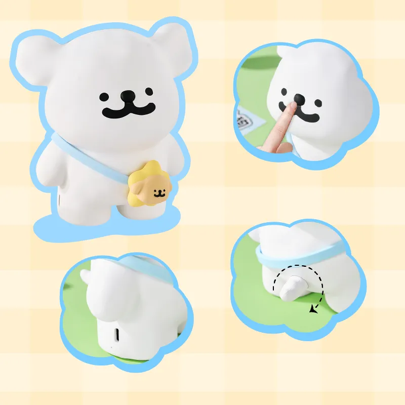 YANCANG x Line Puppies Speaker Creative Desktop Ornament Practical Creative Accessory-1