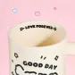Heart Puppy Pair Cups (Lids Not Included)