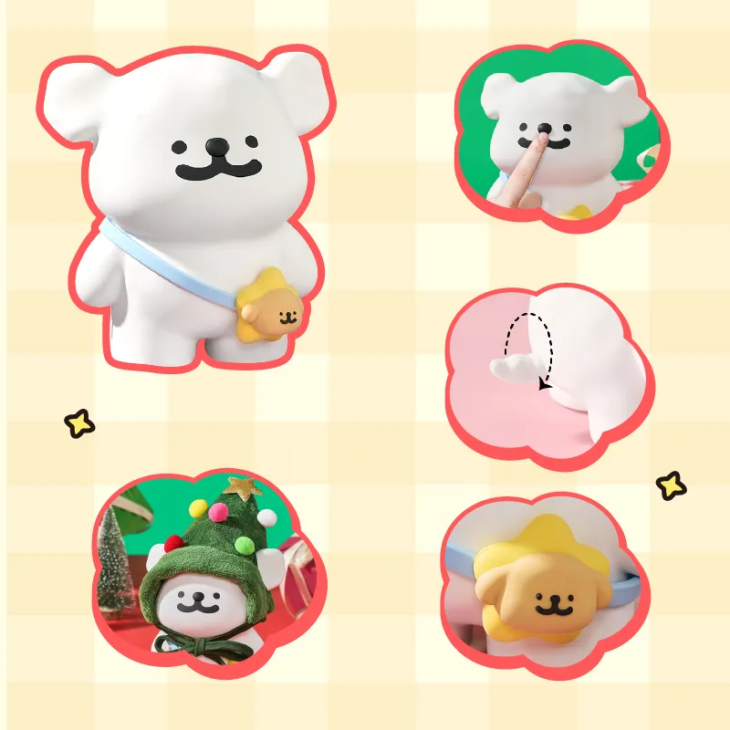 YANCANG x Line Puppies Speaker Creative Desktop Ornament Practical Creative Accessory-7