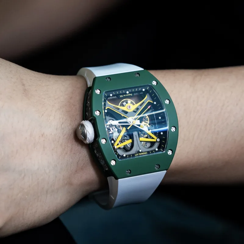 CRONUSART Men Carbon Series Watch-10