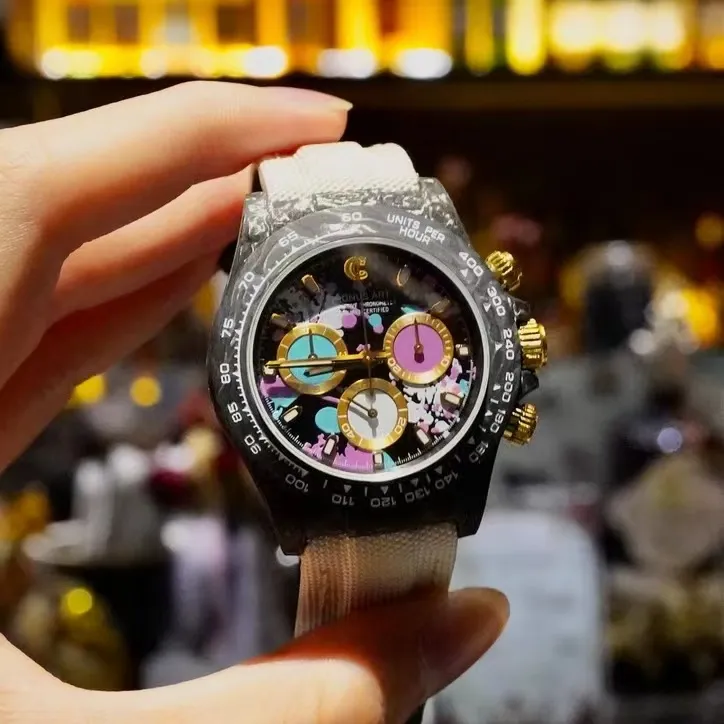 CRONUSART Cross Ditan Na Automatic Mechanical Movement Canvas Strap Watch Men's Watches White Dial-30