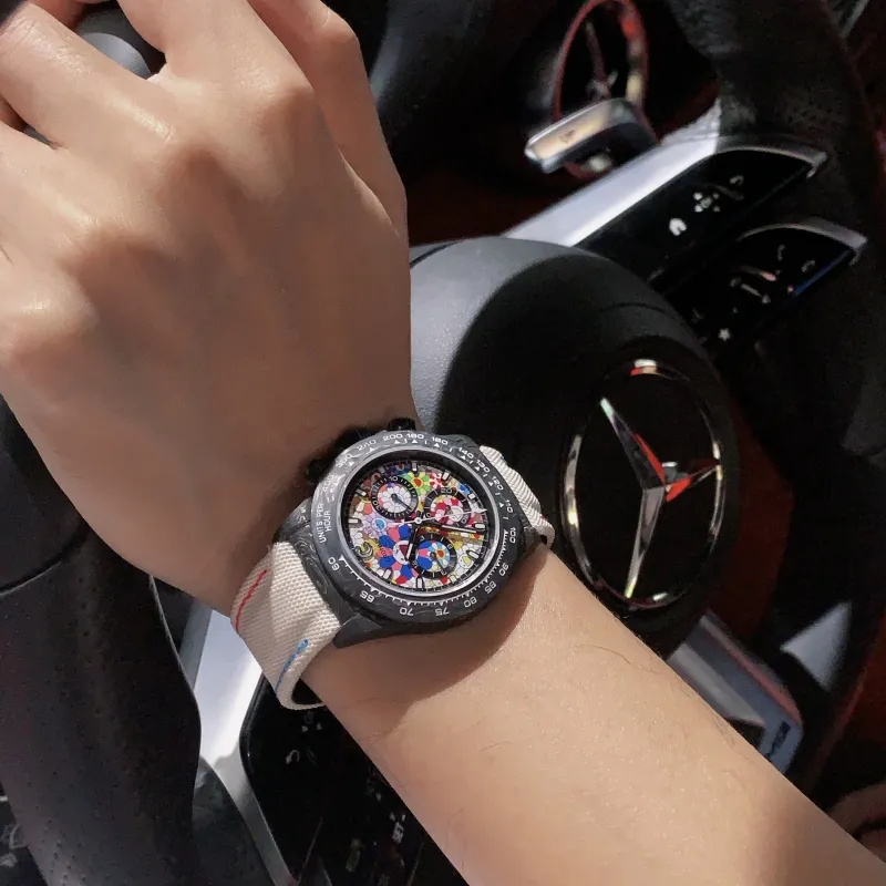 CRONUSART Cross Ditan Na Automatic Mechanical Movement Canvas Strap Watch Men's Watches White Dial-15