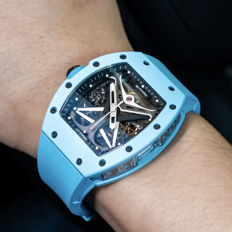 CRONUSART Men Carbon Series Watch-6