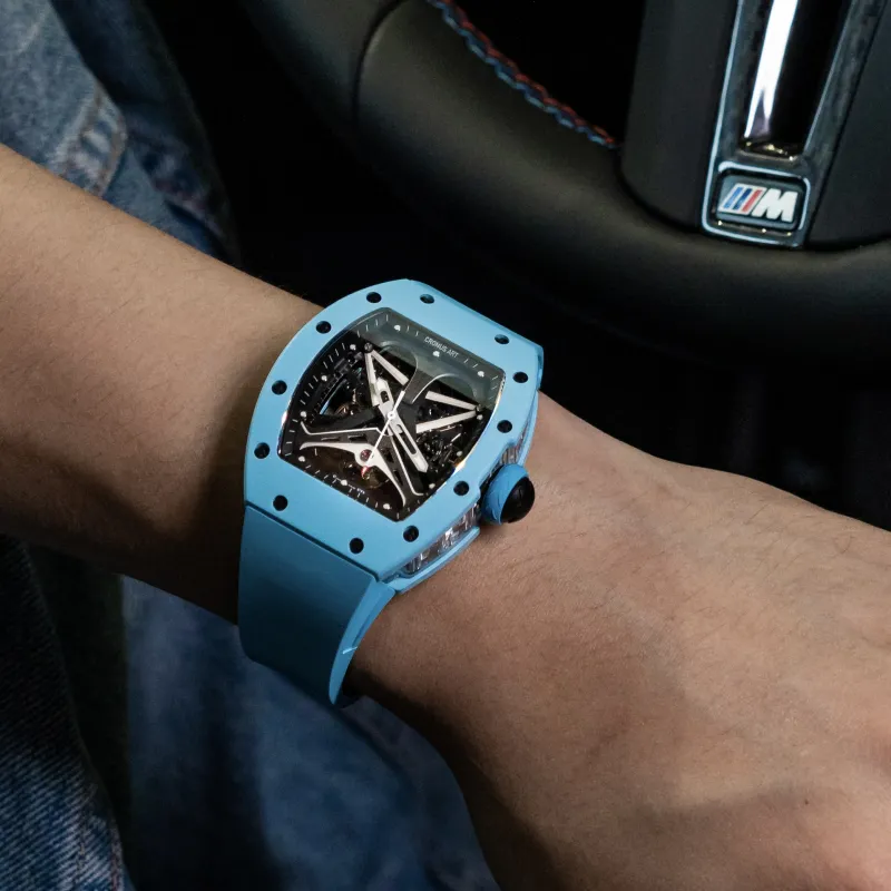 CRONUSART Men Carbon Series Watch-5