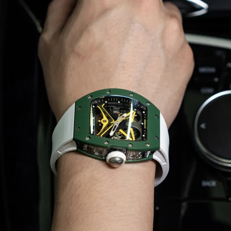 CRONUSART Men Carbon Series Watch-9
