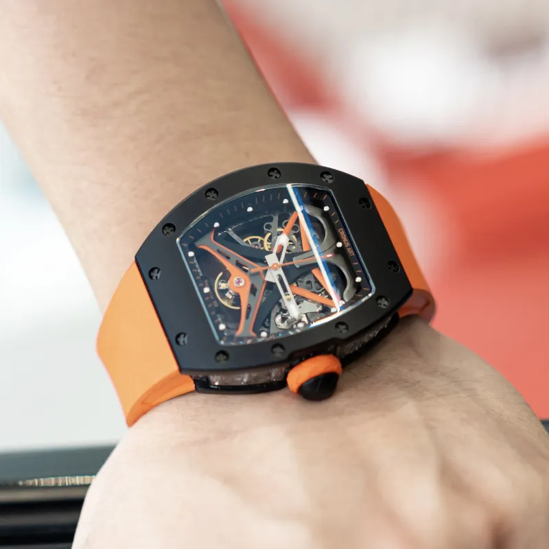 CRONUSART Men Carbon Series Watch-14