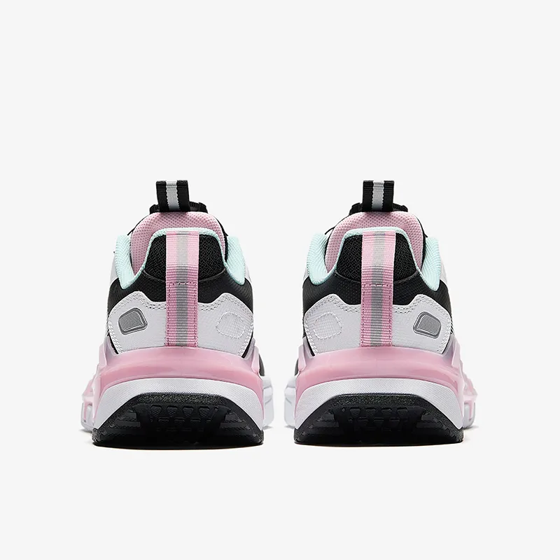 Antakids Lightweight Cushioning Low Top Kids' Running Shoes Black White Kids'-3