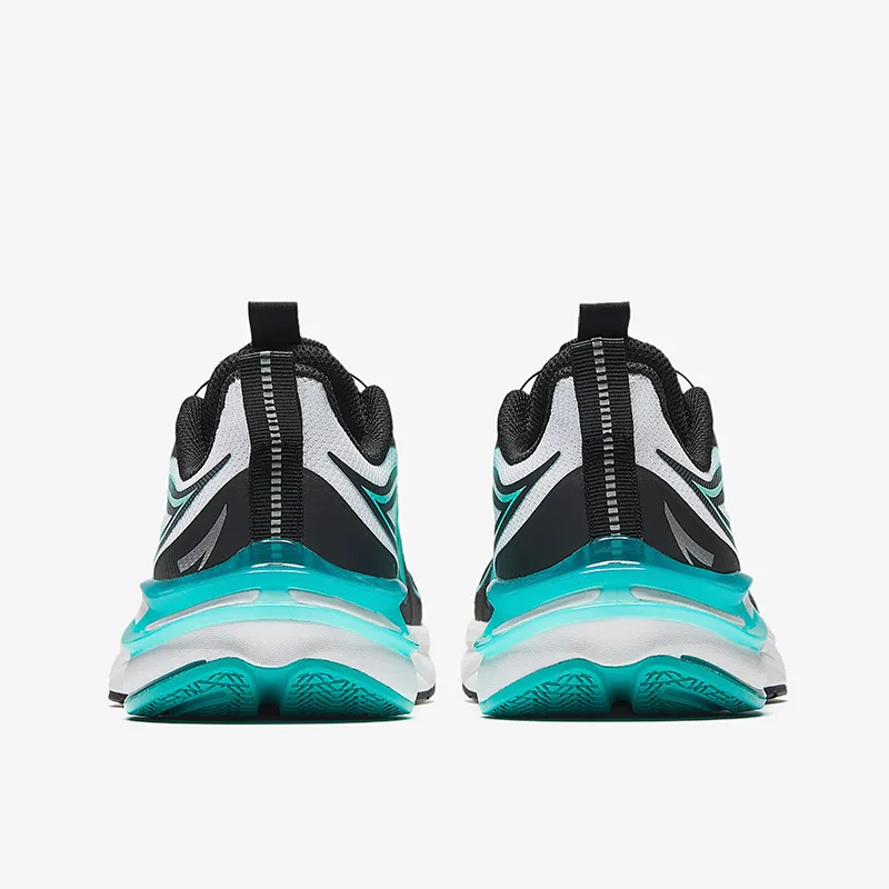 Antakids Chiyan Lightweight Shock Absorbers Low Top Kids' Running Shoes Black Green Unisex-3