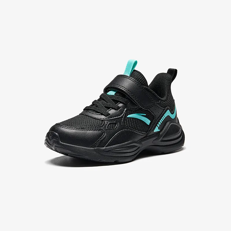 Antakids Lightweight Cushioning Low Top Kids' Running Shoes Black Children Aged 3 7 Years Old-1