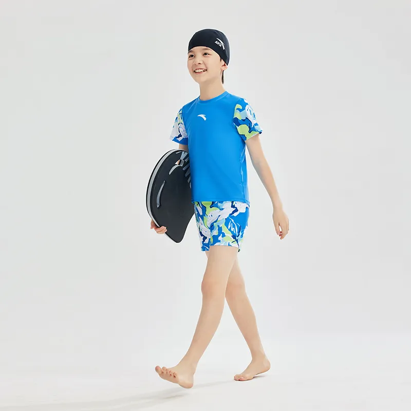 Antakids Swimming Caps Indoor And Outdoor Kids' One Size Dark Blue-3