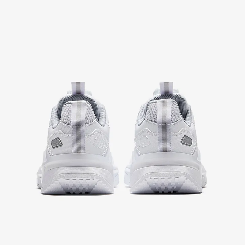 Antakids Lightweight Cushioning Low Top Kids' Running Shoes White Silver Kids'-3