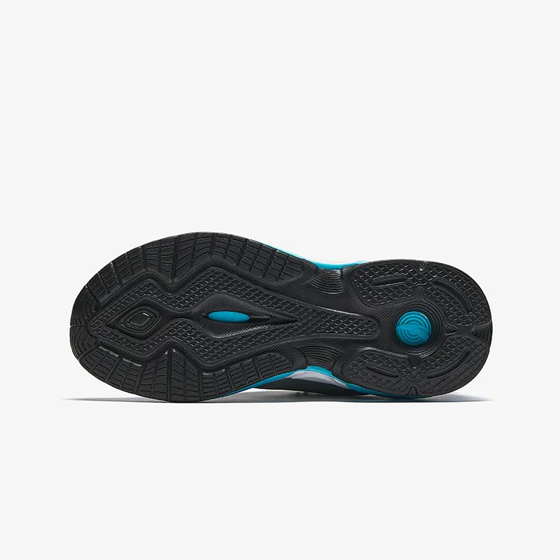 Antakids Lightweight Cushioning Low-Top Kids' Running Shoes Silver Black Blue Kids'-4